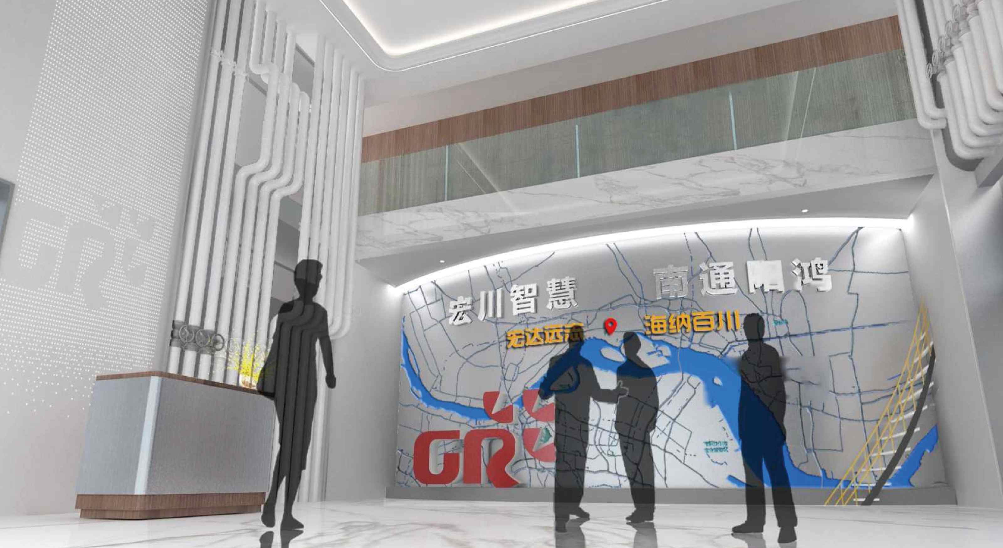 南通阳鸿石化企业展厅项目